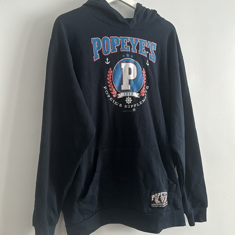 Popeyes hoodie in men’s XL